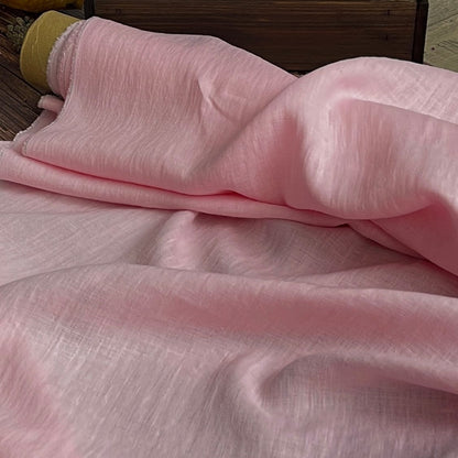 100% lin adouci rose pâle 205 g/m²