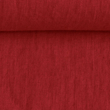 100 % lin assoupli rouge cerise 205 g/m²