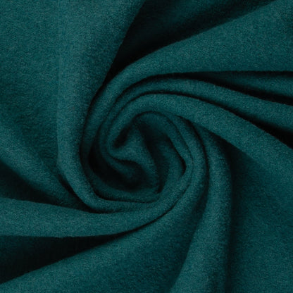 100 % tissu en laine - pétrole 385 g/m²