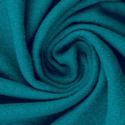 100 % tissu en laine bleu canard 385 g/m²
