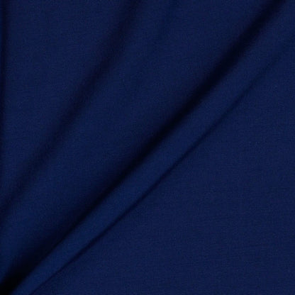 Tissu 100 % viscose - bleu foncé 110 g/m²
