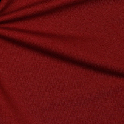 Bord de finition en tissu | bord-côte rouge foncé 270 g/m²