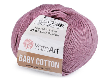 Fil Yarn Art Baby Cotton lilas 165 m 50 g #419