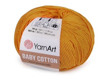 alt
Fil Yarn Art Baby Cotton moutarde 165m 50g #433