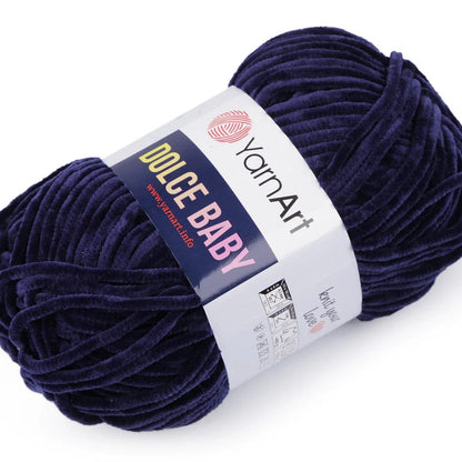 Fil Yarn Art Dolce Baby-Zefīra, bleu foncé, 85m 50g #756