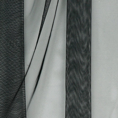 Tulle noir, très doux, 25 g/m²