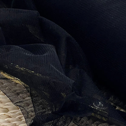 Tulle noir extra doux 25 g/m²