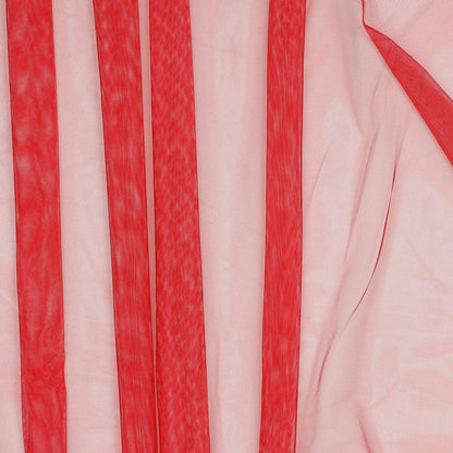 Tulle rouge très doux 25 g/m²
