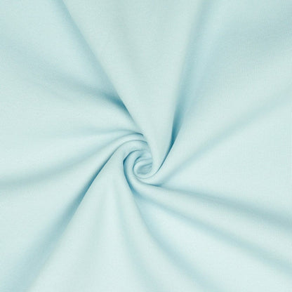 Cotton brushed knit - light blue 285 g/m²