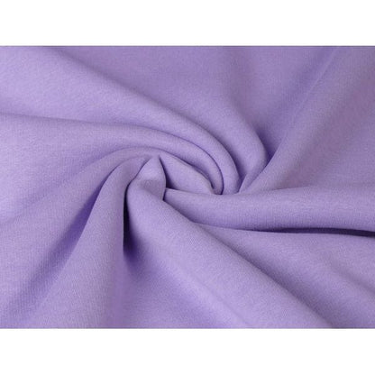 Jersey en coton matelassé lavande 285 g/m²