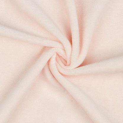 velours de coton rose pâle 250 g/m²