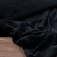 Kokvilnas velūrs-melns 250 g/m²