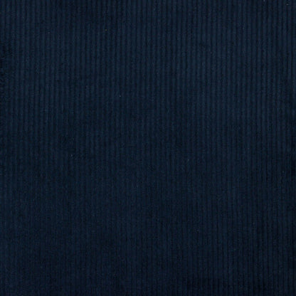Velours côtelé en coton bleu foncé 280 g/m²