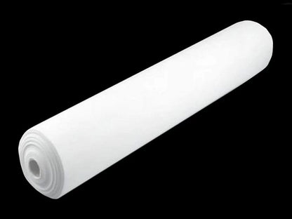 Entoilage thermocollant uni-face (non-tissé) blanc 60 g/m² (rigide)