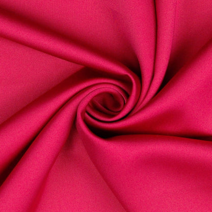 Tissu en soie synthétique-fuchsia 140 g/m²
