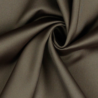 Tissu en soie artificielle couleur cappuccino 140 g/m²
