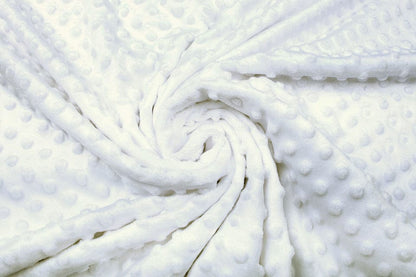 Minky polaire blanche 260 g/m²