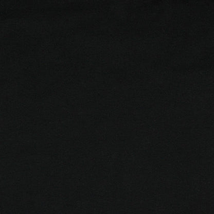 Jersey fin en coton noir 215 g/m²
