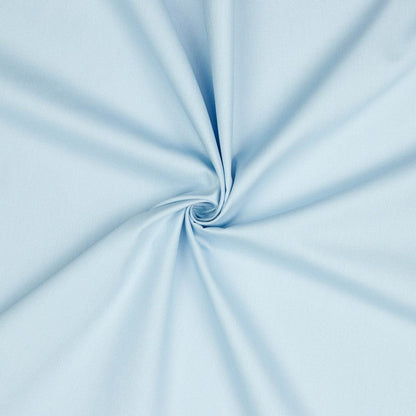 Tissu premium 100 % coton bleu clair 125 g/m²