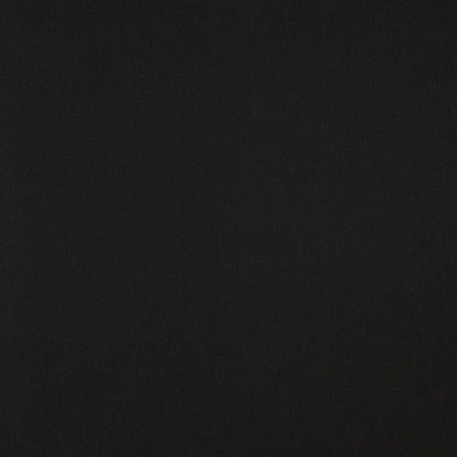 Tissu premium 100 % coton, noir, 125 g/m²