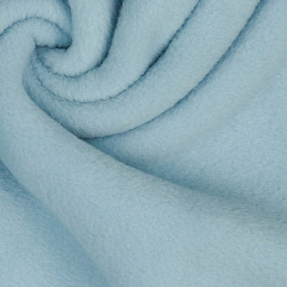 Tissu polaire premium anti-boulochage bleu clair 240 g/m²