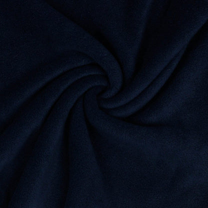 Tissu polaire anti-boulochage premium, bleu foncé 240 g/m²