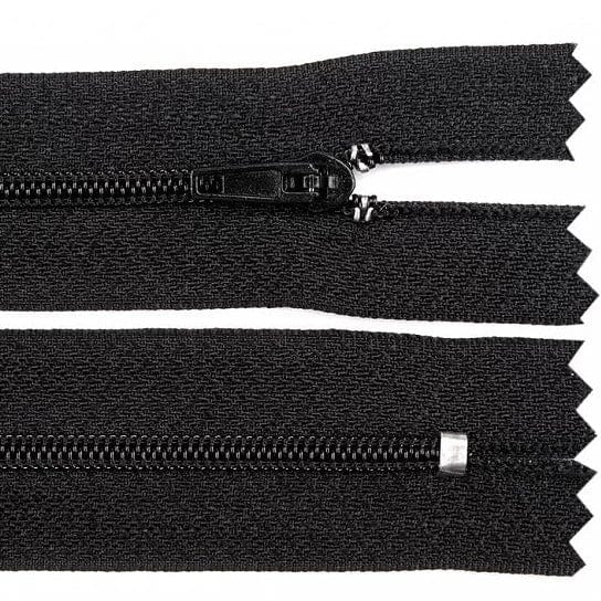 Zippers closed