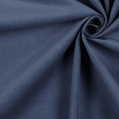 Velours côtelé en coton fin, bleu fumé 145 g/m²