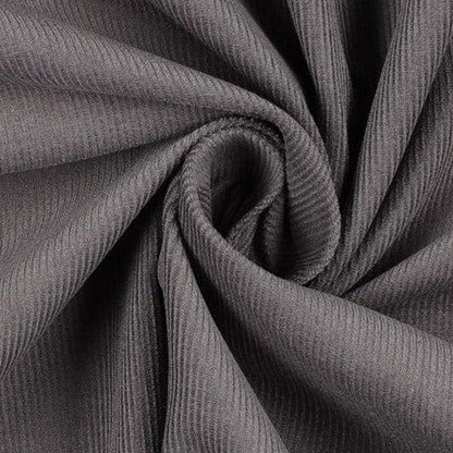 Velours côtelé fin en coton gris 145 g/m²