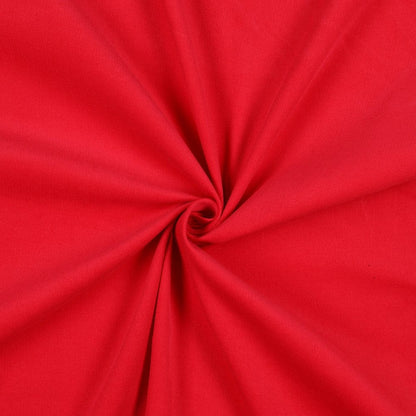 Velours de coton fin rouge 145 g/m²
