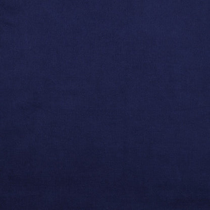 Velours de coton fin bleu foncé 145 g/m²