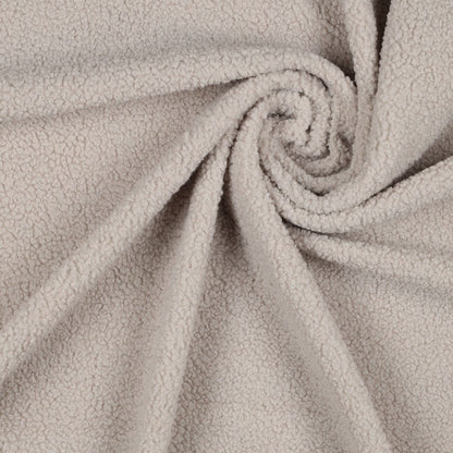 Tissu teddy gris chaud 270 g/m²