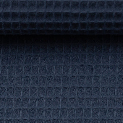 Tissu gaufré bleu jean 230 g/m²