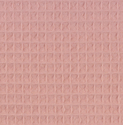 Tissu gaufré rose saumon 230 g/m²
