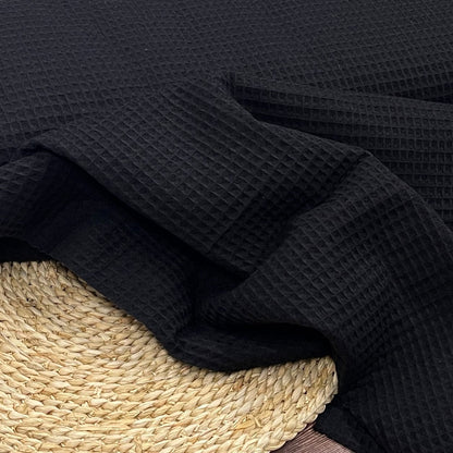 Tissu gaufré noir 230 g/m²