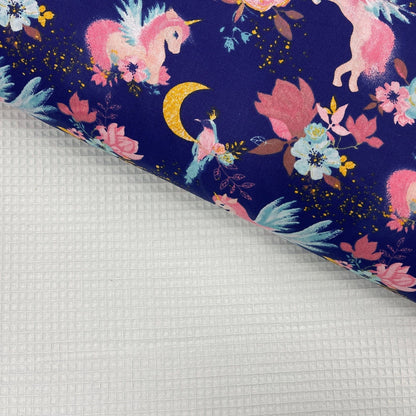 Tissu gaufré menthe 230 g/m²