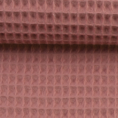 Tissu gaufré vieux rose 230 g/m²
