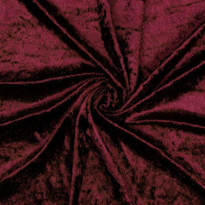Velours avec effet froissé-bordeaux 160 g/m²
